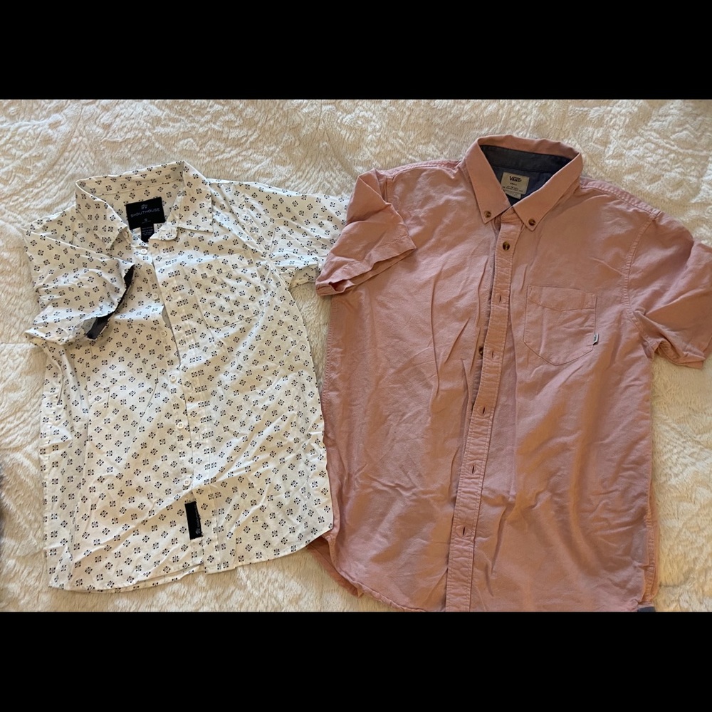 Men’s button downs - Vans & Shouthouse